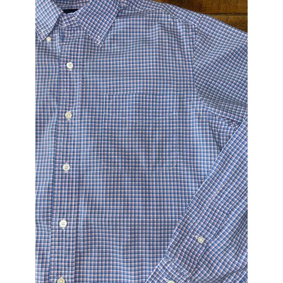Ralph Lauren Mens Light Blue Plaid Long Sleeve Button Down Dress Shirt Small - Picture 4 of 6
